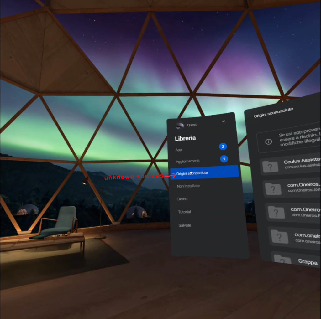 download the oculus app